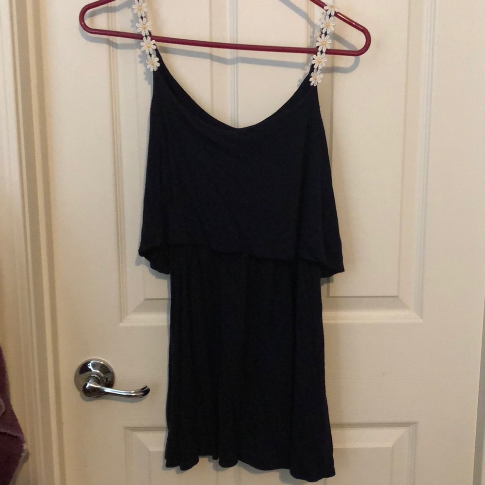 Navy daisy dress
